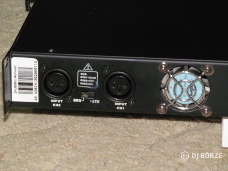 Reloop Ampire D720 digitális D-osztályú erősítő végfok, 1U magas