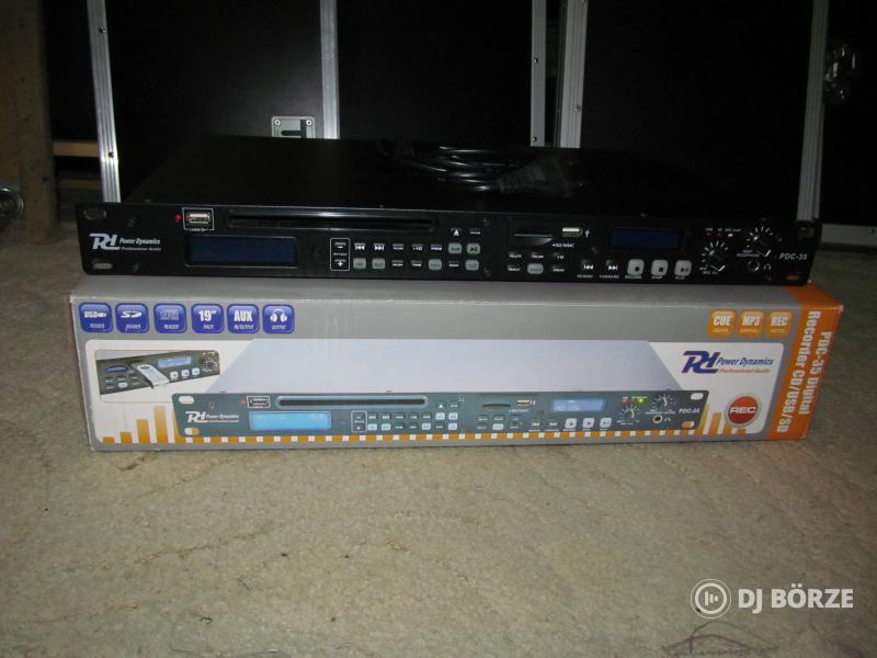Power Dynamics PDC-35 dupla CD USB SD lejátszó + REC rögzítő eladó