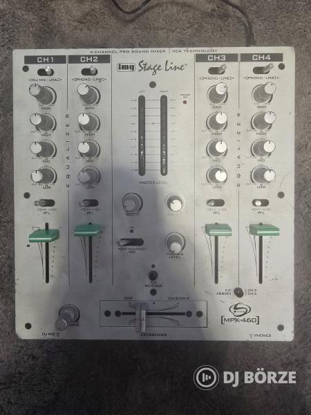 Stage Line MPX-460 4csatornás keverő eladó
