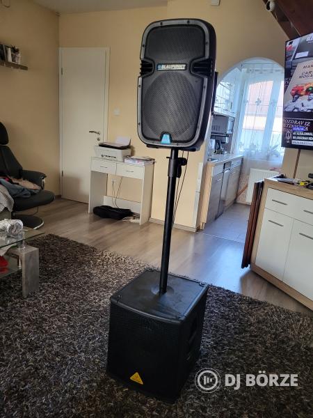 Behringer B1200D Pro + Blaupunkt PA10 (bluetooth)