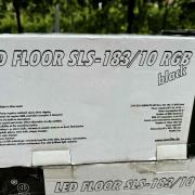 Eladó 6 db Eurolite LED FLOOR SLS-183/10 RGB LED-es lámpa Budakalászon.