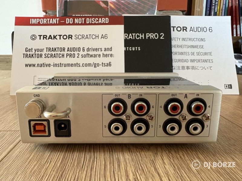 Native Instruments Traktor Scratch A6 - makulátlan