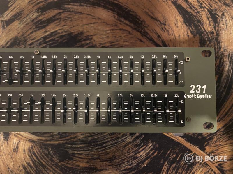 EQ231 EQ-231 2x31sávos EQ Equalizer