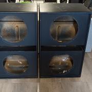 Gyári dupla 15" (38cm) EAW mély / mélyközép ládák párban