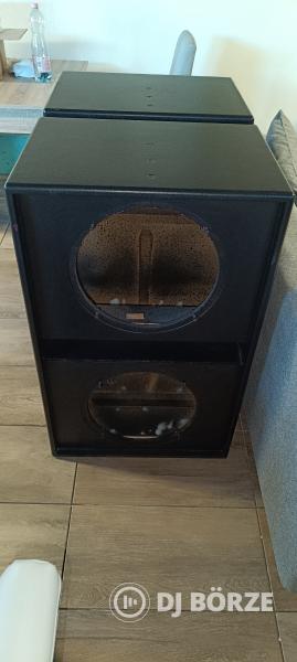 Gyári dupla 15" (38cm) EAW mély / mélyközép ládák párban