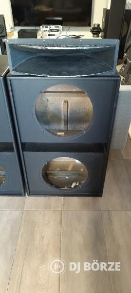 Gyári dupla 15" (38cm) EAW mély / mélyközép ládák párban