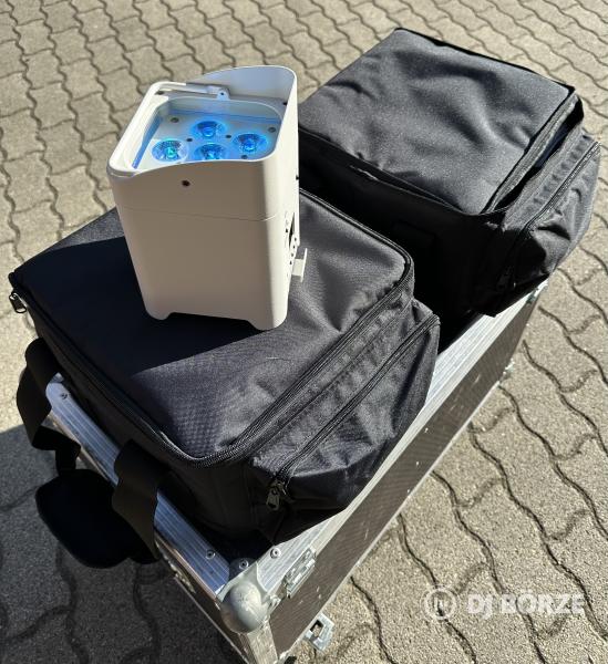 Akkumulátoros PAR lámpa - 6x18W - RGBWA+UV