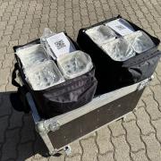 Akkumulátoros PAR lámpa - 6x18W - RGBWA+UV