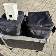 Akkumulátoros PAR lámpa - 6x18W - RGBWA+UV