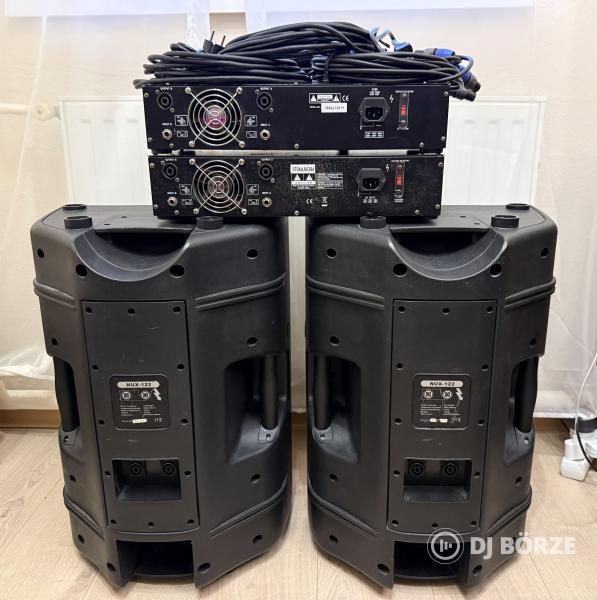 Erősítő, hangfal szett