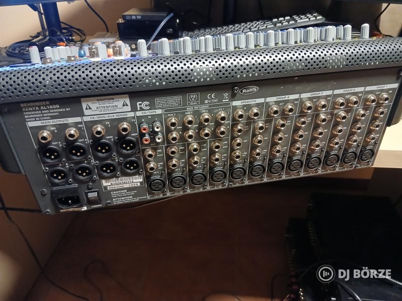 Behringer Xenix XL1600 Zenekari Keverőplt Rack-ben