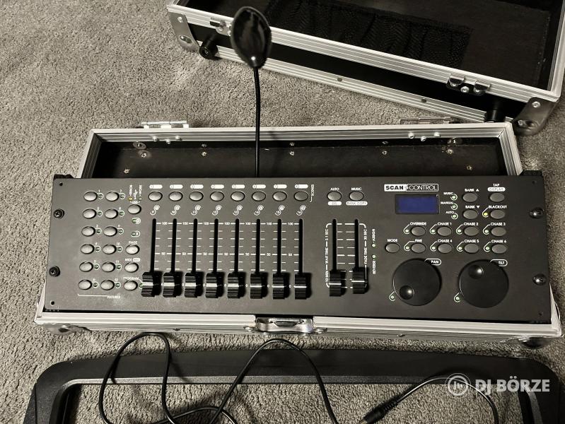Involight DMX vezérlő + rack GARANCIÁLIS