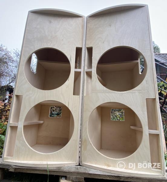 2x15" Rétegelt trapéz ládák