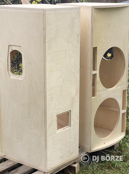 2x15" Rétegelt trapéz ládák