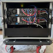 Újszerű Crown MA5000i + MA9000i végfok + DBX PA2 rackben