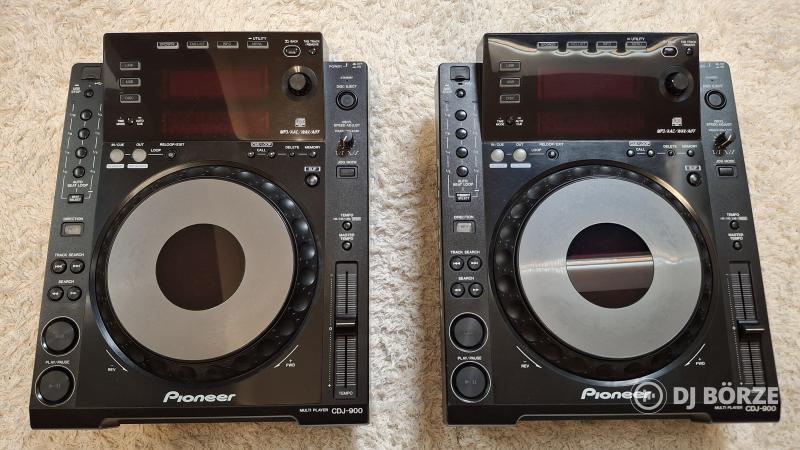 Pioneer CDJ 900 pár (2db) + rack