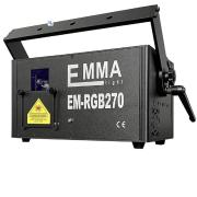 Bontatlan Profi 6W RGB lézer – EMMA RGB-270 ILDA / DMX vezérléssel – új állapotban
