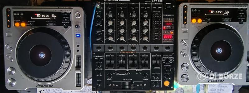 Eladó Pioneer DJM 500.,2xCDJ 800 MK2 Egerben.
