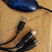 Allen & Heath Xone 1D Dj kontroller + M-Audio midi átalakító