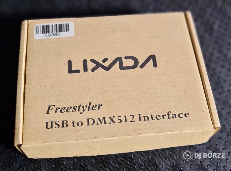 Eladó vadiúj Lixada USB DMX 512 csatornás fényvezérlő adapter.