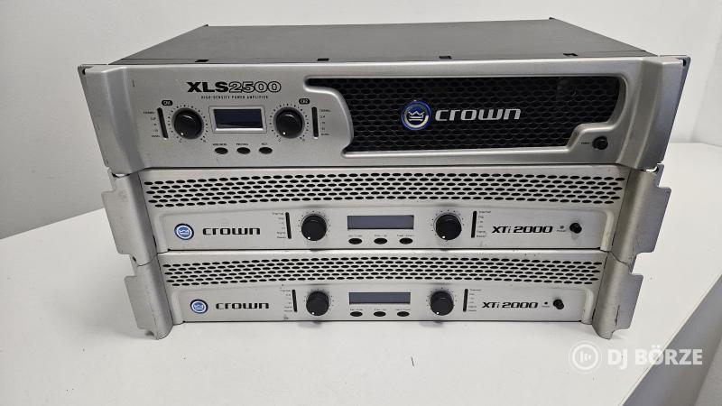 Crown XLS-2500 és 2db XTi-2000