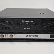 Crown XLi-3500 és Electro-Voice Q1212