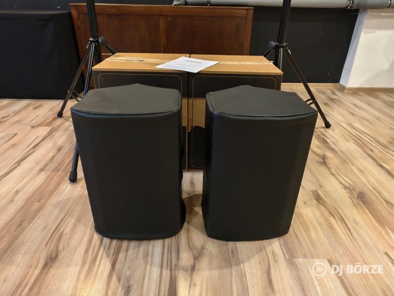 Prémium RCF NX M10-A típusú aktív topládák állvánnyal és huzattal.