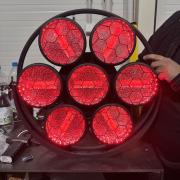 Eladó 2 db Retrolight Kör alakú lámpa