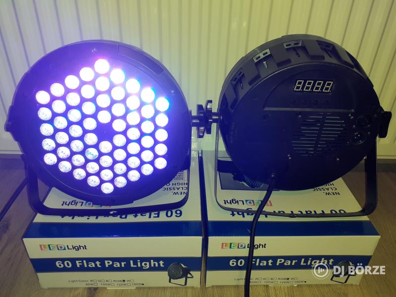 14db RGB Led par 64 Slim házas (multichip) beszámítás is(Bp.-Gyula)