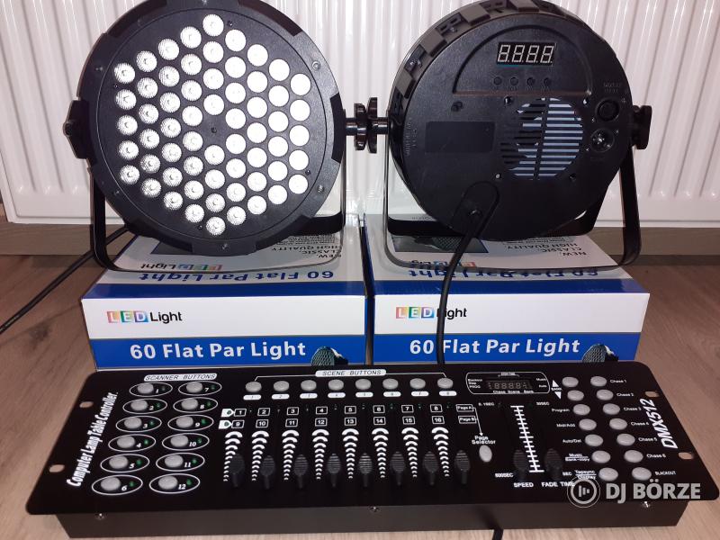 14db RGB Led par 64 Slim házas (multichip) beszámítás is(Bp.-Gyula)