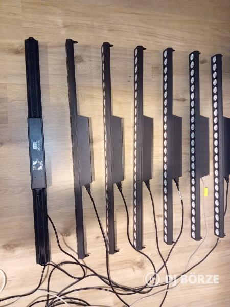 12db!Saját videó!Led bar 24x3w RGB (beszámítás is) 98cm Bp.- Dunaújváros