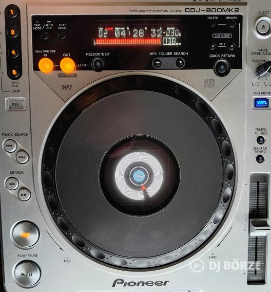 Eladó Pioneer 2xCDJ 800 MK2 Egerben.