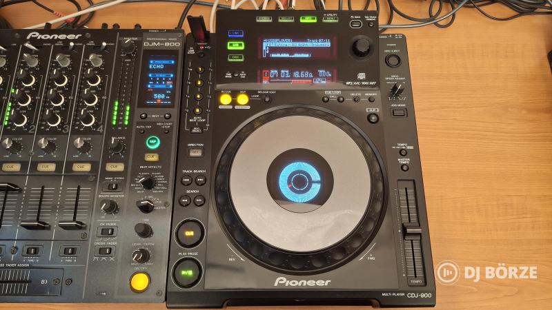 Pioneer CDJ 900 (2db) + gyári kofferek (2db)
