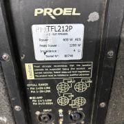 Proel TFL212P dupla 12”-os hangfal 4 db