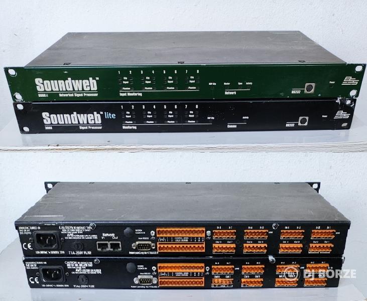 BSS SOUNDWEB 9088ii és 3088 digitális jelprocesszorok