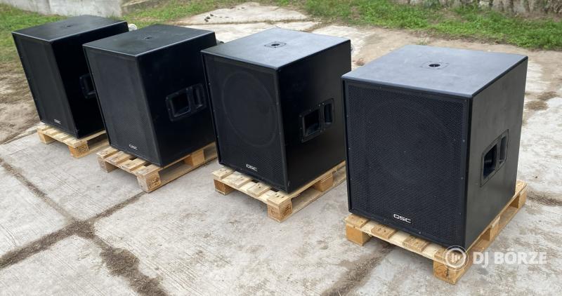 4db QSC HPR181 18" aktív szub láda