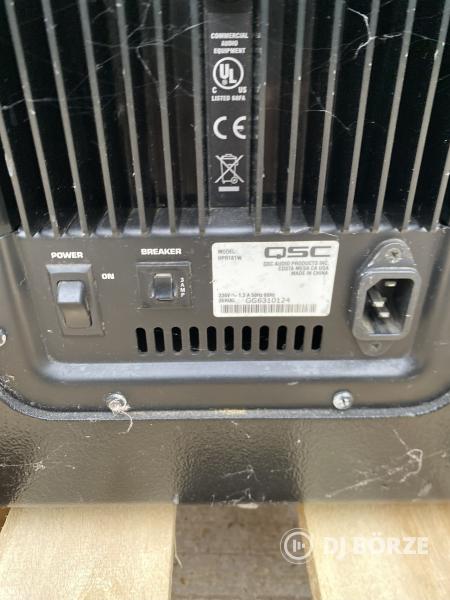 4db QSC HPR181 18" aktív szub láda