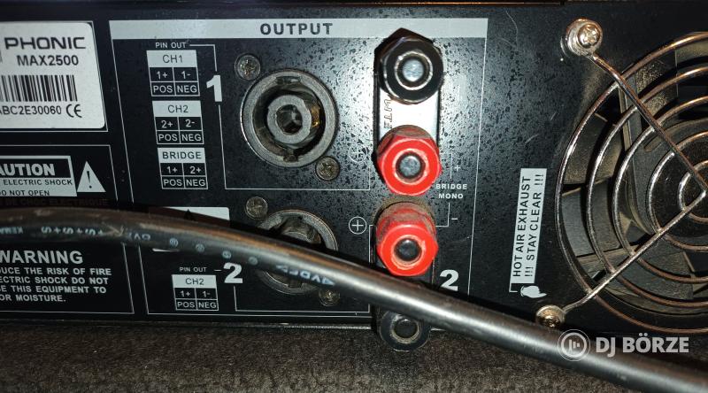 Phonic Max2500 végfok