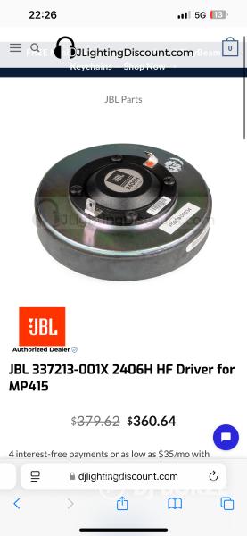 Jbl Mp 415