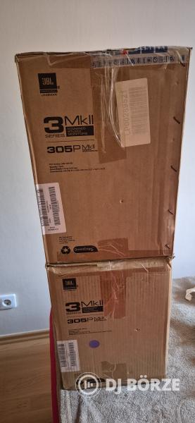 JBL 305P MkII Aktív Studio hangfal párban eladó, újszerűek.  Saját dobozukban!