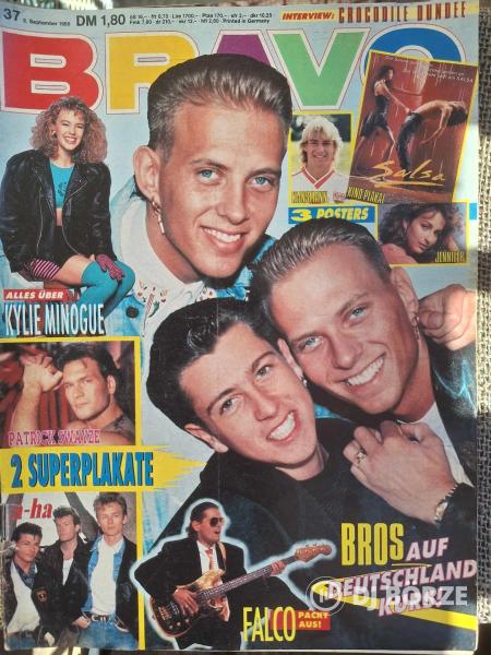 BRAVO német nyelvű  pop-rock magazin ELADÓ!