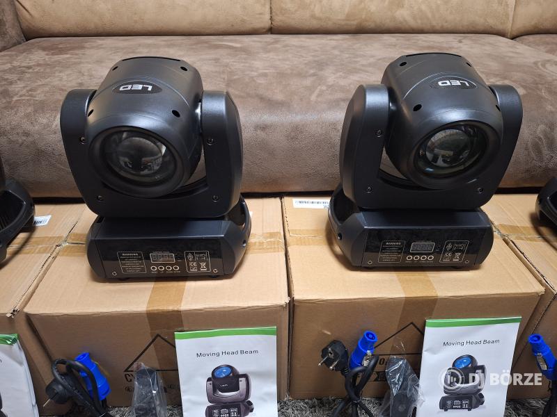 Eladó 4 db új 100 watt teljesitményű 1/18 prizmás beam&spot robotlámpa