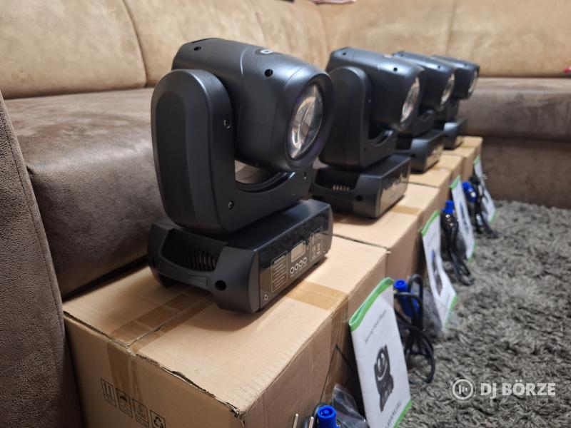 Eladó 4 db új 100 watt teljesitményű 1/18 prizmás beam&spot robotlámpa