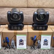 Eladó 4 db új 100 watt teljesitményű 1/18 prizmás beam&spot robotlámpa