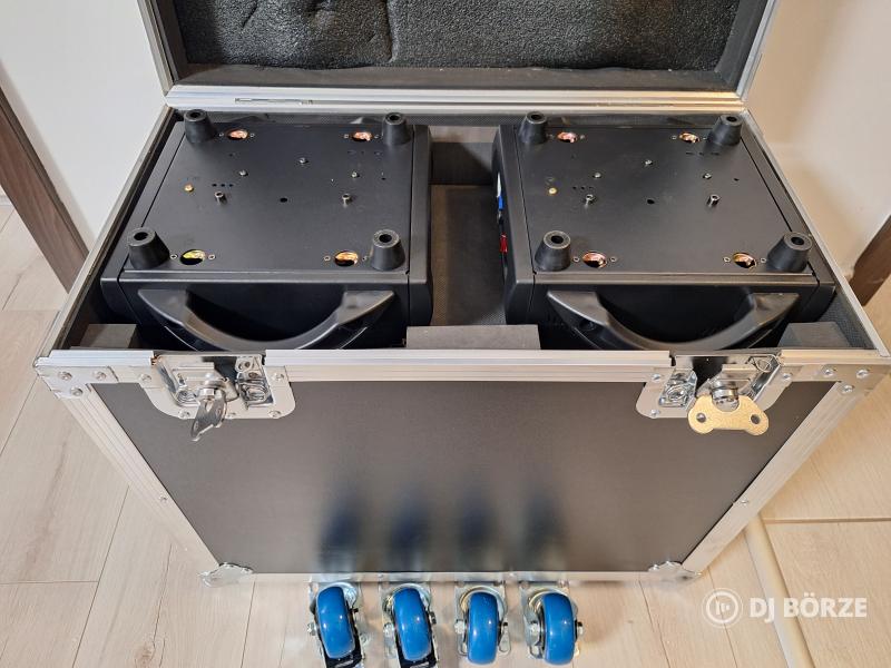 Eladó 2 db új 230 watt 7R robotlámpa rackkel