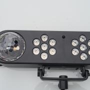 Diszkó lámpa, fény 30W állvánnyal, távirányítóval