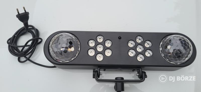 Diszkó lámpa, fény 30W állvánnyal, távirányítóval