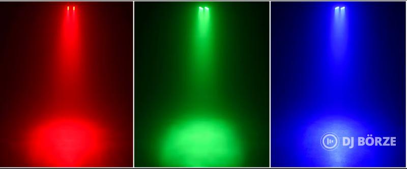 Diszkó lámpa, fény 30W állvánnyal, távirányítóval