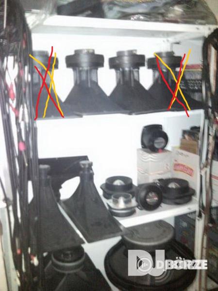 Sok-sok 8", 10", 12", 15"-os hangszórók 30db 18"(50cm), ringek, 1"-2" driverek, 1"- 2" tölcsérek