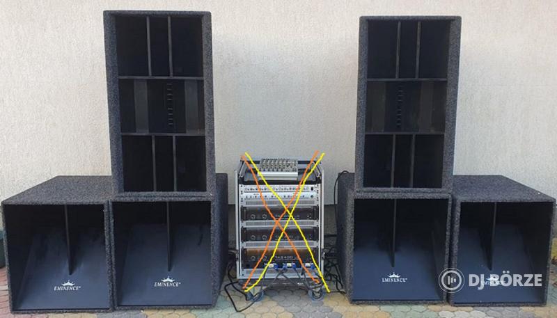 30 PÁR SUB-TOP hangfalak AKTÍVAK, PASSZÍVAK, és KONTROL-ok is, négyesével, párban, és 1-1db is